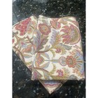 Ralph Lauren Chapman King Shams Jacobean Paisley Floral Red Tan Set Of 2 New