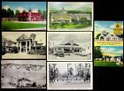 Virginia 7 Postcard Lot Hotel Roanoke Slumberland Do-nut Dinette Ferebee s 50s