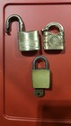 2 Antique Brass Corbin Padlocks 1 Yale Pre-owned 1 Key 3 Locks Total