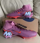 Nike Zoom Mercurial Superfly 10 Pro Fg Flamingo Red Mens Soccer Cleats Size 10 5