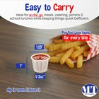 Mt Products Paper Portion Cups - 1 2 Oz Disposable Condiment Cups Pack Of 450
