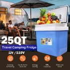 Portable Electric Cooler Warmer Truck Car Fridge Refrigerator Camp Mini-freezer