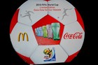 Rare Coca Cola Glass Set Mcdonalds Ltd Ed 2010 Fifa Soccer World Cup S  Africa