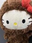 2 Hello Kitty 125th Anniversary Plush Bear Suit Sanrio X Gund Brown 10  Plushy