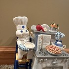 Pillsbury Doughboy    time For Pie    Clock Figurine The Danbury Mint   Rare No Box