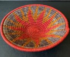 Woven Sisal Basket Swaziland Tribal Decor South Africa Vintage Handmade
