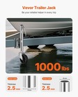 1000 Lb Swivel Trailer Jack With Wheel  Bolt-on Tongue Jack For Boat   Utility