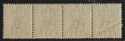 Brit  Honduras Scott 47  Sg 36  Mnh Strip 4   1888 1 Cent Surcharge  Vf    a9990