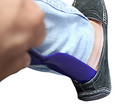 6-pack Blue Plastic Shoehorn 9 75 Inch - Lightweight Shoe Horn  Travel-friendly