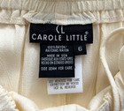 Nwt - Carole Little Options Maxi Skirt - South Seas  cream - Back Slit - 6 - Usa