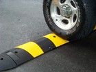 Rubber Speed Bump  Recycled Rubber  6 Ft Long X 12  Wide 2 5  High  
