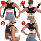 Adjustable Back Posture Corrector Shoulder Straight Support Brace Belt Men Women
