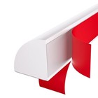 Flexible Quarter Round Molding  Mini Peel And Stick Rubber Trim 10 Feet White