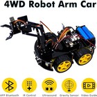 Mechanical 4wd Robot Arm Smart Car Kit - Stem graphical Programming