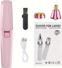 Flawless Facial Hair Remover Painless Hair Removal Portable Trimmer Usb Recharge