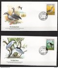 Hungary 1980 7 Fdc Covers Precanceled Birds Complete Set 16977