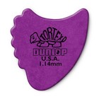 Dunlop Guitar Picks 72 Pack Tortex Fins 1 14mm Purple