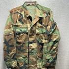 Military Jacket Mens Small Green Brown Camouflage Coat 8415-01 Field Usaf Air