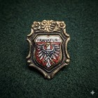Vtg Frankfurt Am Main Pin Oktoberfest Souvenir Hat Badge Coat Of Arms Germany