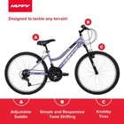 Huffy 24 Rock Creek Mountain Bike  Fits Riders 4 8 - 5 8  Purple  Adult  Women s