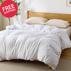 Duvet Cover Queen Size - Only Includes 1 Duvet Cover  90 x90    Hotel Luxury Sof