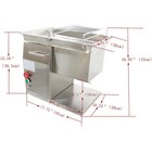 10mm Meat Cutter Stainless Steel Electric Meat Slicer Stainless Meat Processor