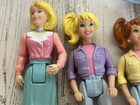 Playskool Vintage Dollhouse Dolls Lot Twin Babies Blonde  Babysitter  Mother Son