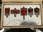 Freud 95-100 5 Piece Professional Woodworking Router Bit Set 1 2  Shank