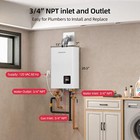    99  New   natural Gas Tankless Water Heater Indoor 4 3gpm 100 000btu