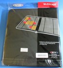 Zipper Portfolio  Black Gaming Z-folio 12-pocket Lx Album  Holds 480 Cards