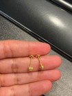 Silver- Gold Tous Earrings 6mm
