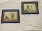Pair Of Antique French Hand-colored Engravings After Louis-l  opold Boilly   19th