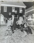 Antique Glass Plate Negative   All-female Portrait At The Homestead