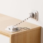 Yeya Upgraded Anti-tip No Drill Furniture Anchor With Strong 2 Count  White