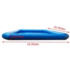 Inflatable Water Pool 19 7x19 7x2ft Pvc Inflatable Swimming Pool W  110v Blower