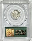 1945-d 10c Mercury Dime Pcgs Ms64 Old Green Rivet Gen 2 Holder Rare Denver Mint