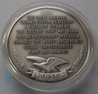 Thomas Edison Incandescent Lamp Bulb Sterling Silver Art Medal 35 Grams    