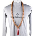 Grade A   5 Mukhi Nepal Of Java Rudraksha Mala 20mm Large Size 54 1 Beads