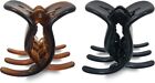 Scunci No-slip Grip Chunky Jaw Clips All-day Hold  2-pieces Per Pack  2-pack 