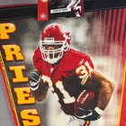 Vtg 2004 Priest Holmes Kansas City Chiefs Nfl Full Size Pennant   d  2004 New