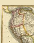 Historic Map - South America - Thomson 1815 - 23 X 28 49 - Vintage Wall Art