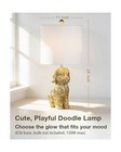 Crestview Collection 24  Golden Doodle Dog Table Lamp  Goldendoodle Lamp Gold