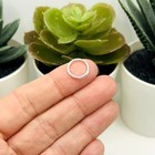 12mm  17g Silver Open Jump Rings - Us Seller