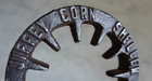 Antique Cast Iron  jiffy Corn Sheller  Hand Tool Ashland Ohio Kitchen Barn Tool