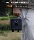 Topump 20psi Electric Air Pump   Sup Paddle Board  Tent  Kayak  Boat Inflator