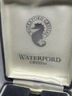 Waterford Crystal Heart Pendant Necklace Vintage Signed In Box Nip