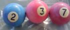 Mini Billiard Vintage Replacement Balls 2 3 7 8 8 9 10 12 14 15 Stripes solids