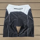 Tyr Womens 8  Competitor Tri Triathlon Padded Shorts Black white Size  S New