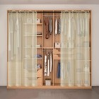 Curtains 95 Inches Long 2 Panels Set light Flitering Window Drapes Rod Pocket   