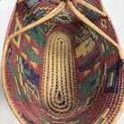 Retro Vintage Large Southwestern Handcrafted Coiled Basket 21    Great Condition